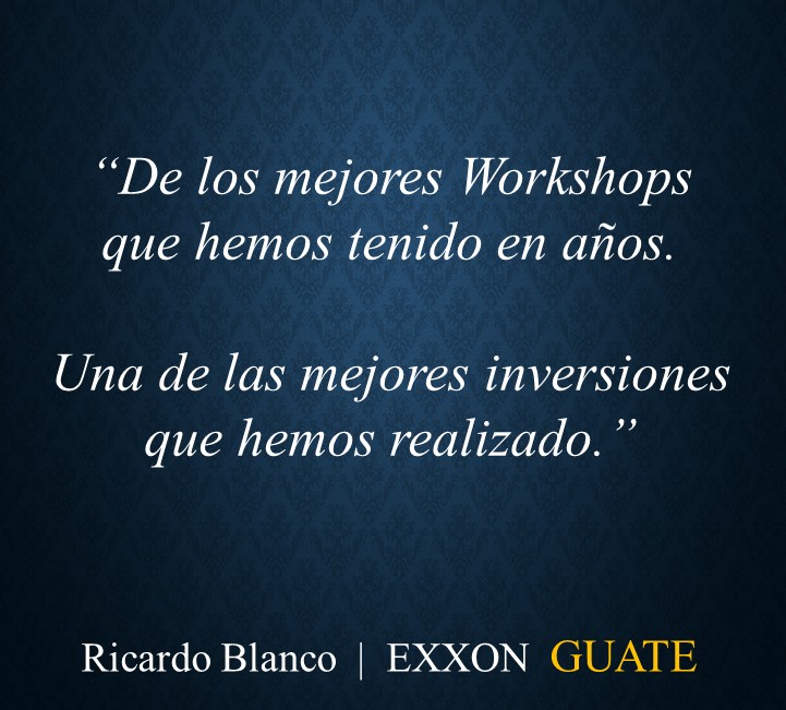 Testimonial Frank Gamez Consulting workshop talleres Pensamiento Disruptivo Estrategia creatividad Cultura